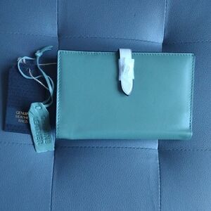 Teal Leather Wallet